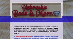 Desktop Screenshot of nebraskabedsandmore.com